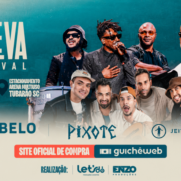 Me Leva Festival chega a Tubarão com Belo, Pixote e Jeito Moleque e vende 2 mil ingressos em 24 horas
